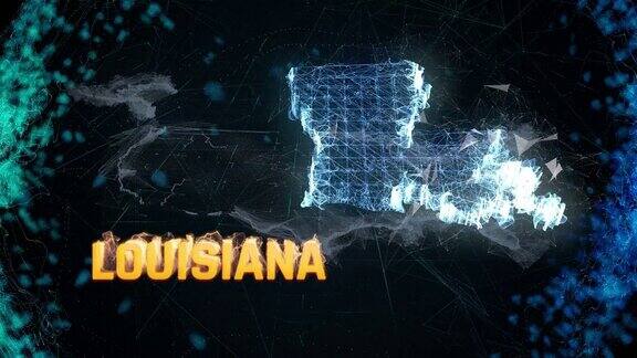 路易斯安那美国联邦州边界地图大纲新闻事件出口民调目击
