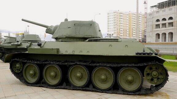 苏联二战中期坦克t-34二战t-34坦克