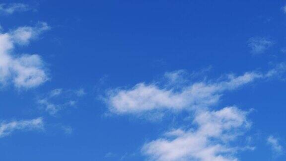 晴朗的天空和美丽的云景自然天气蓝天天气背景