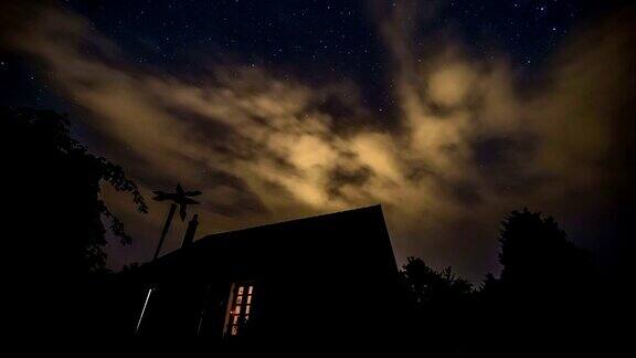 《乡村别墅之夜》《星空》《时光流逝》