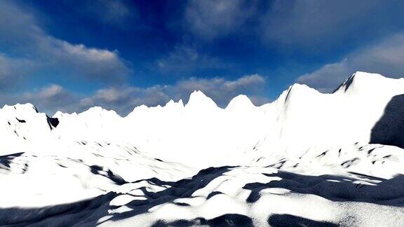 翻越雪山