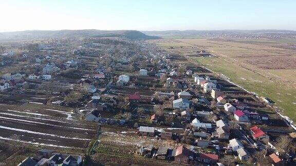 Hryada村乌克兰鸟瞰图