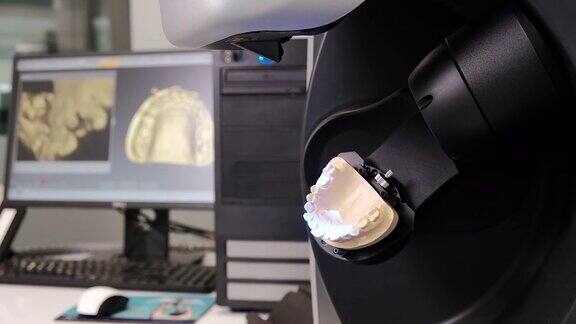 CADCAM设备现代口腔外实验室牙科扫描仪