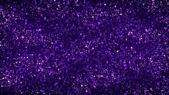 紫色闪光粒子背景