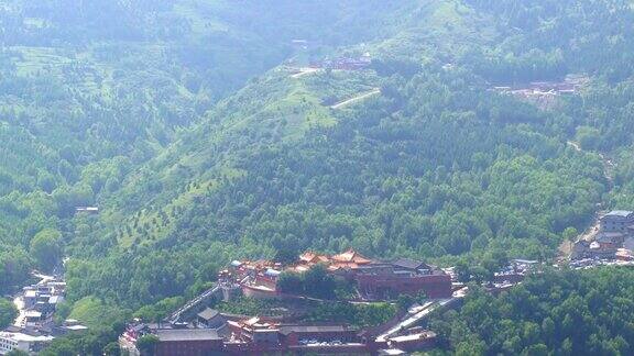 五台山风景和寺庙建筑群