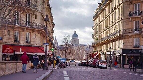 巴黎的城市街景