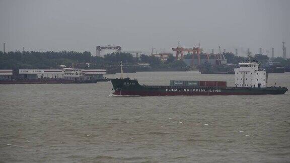 中国长江的河流运输