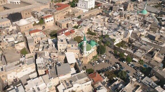 俯瞰阿克古城阿克以色列