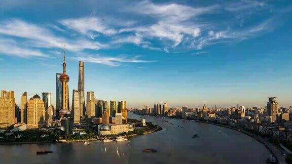 上海市市中心延时摄影