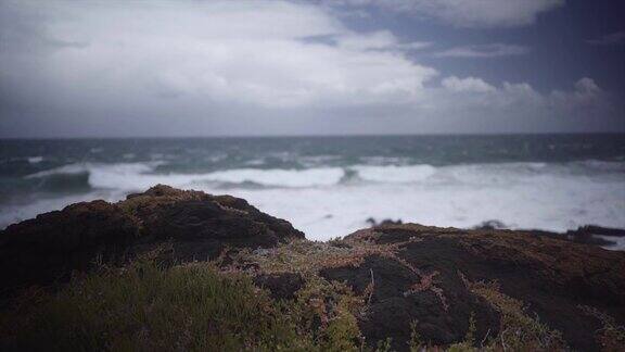 海滩上的海浪