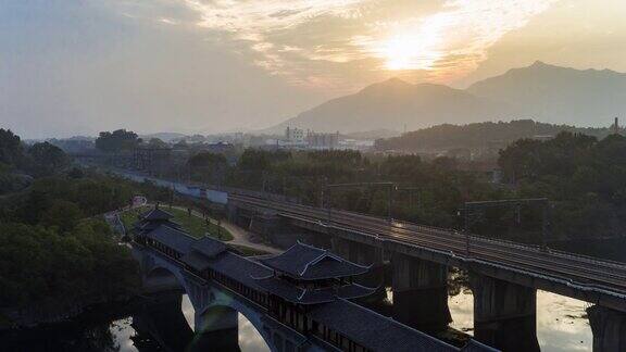中国柳州snjiang风雨桥