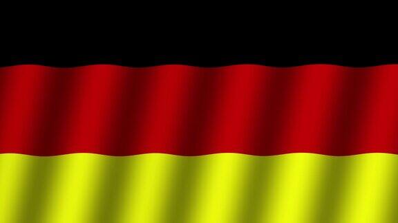 挥舞着德国国旗