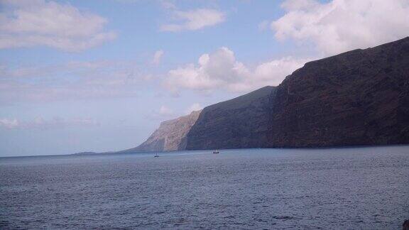 特内里费岛的巨大悬崖