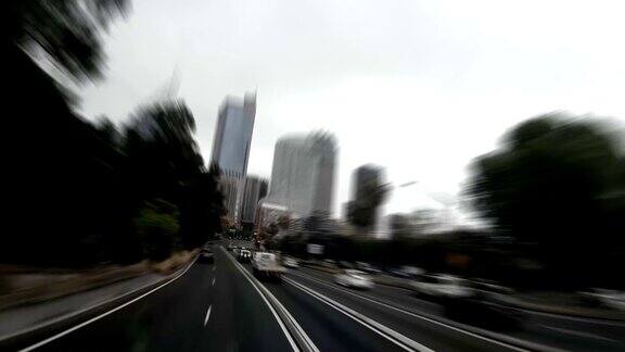 悉尼的城市街道