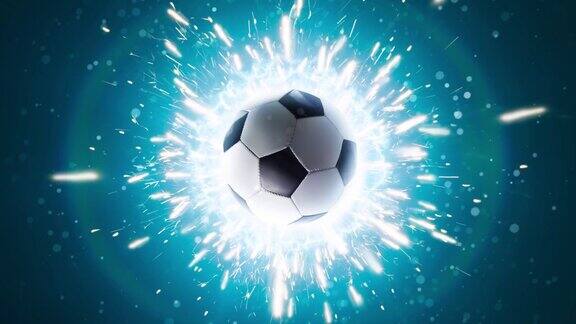 足球强大的足球能量