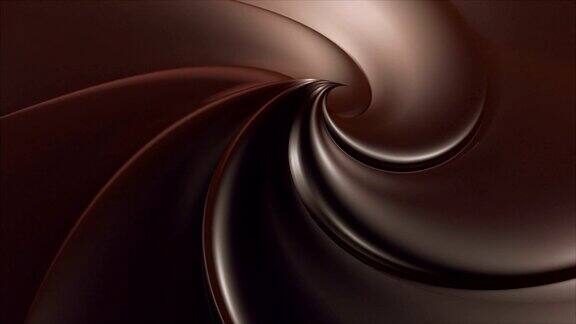 液态巧克力的流动