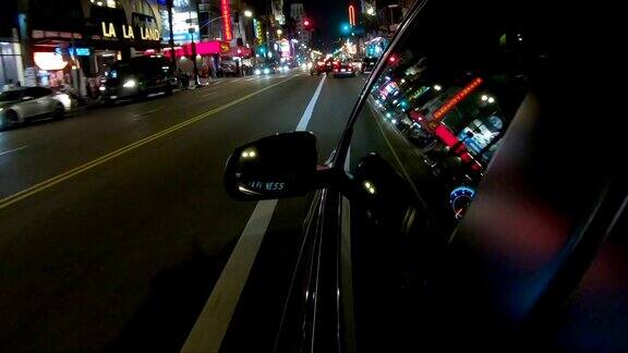 洛杉矶侧窗观景反射夜荷兰角十一