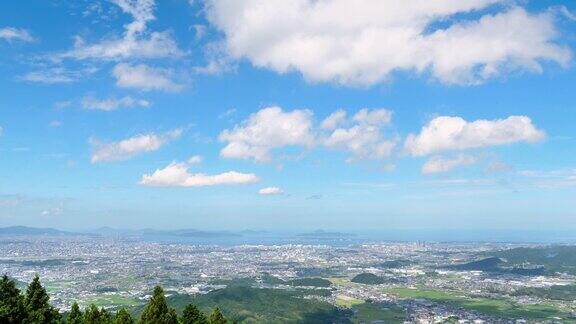 日本福冈市的风景