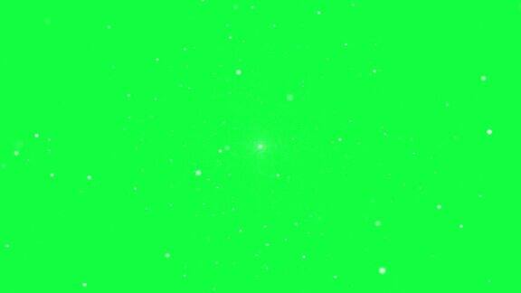 4K未来粒子流变焦背景-可循环-绿色屏幕