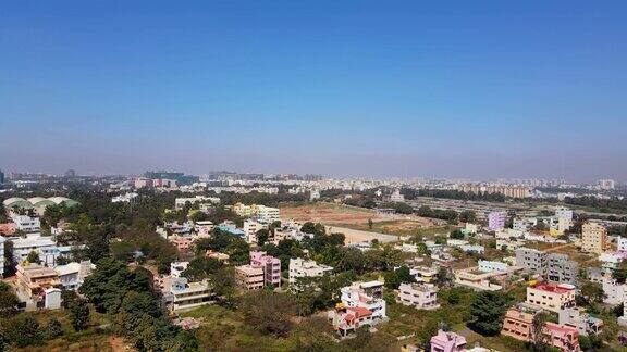 班加罗尔城市景观鸟瞰图