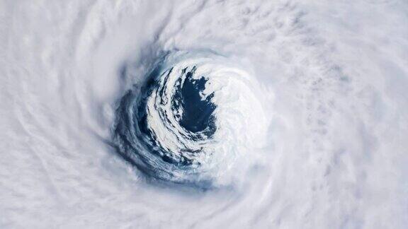 飓风风暴龙卷风卫星图像3d渲染
