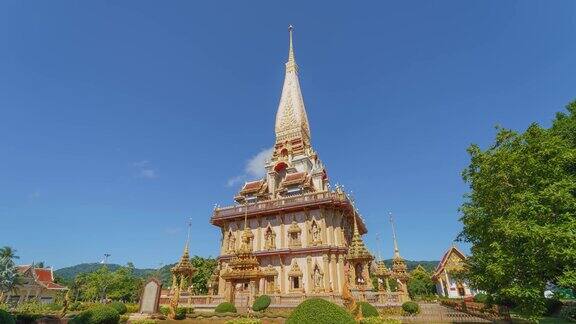 泰国普吉岛查龙寺的景观