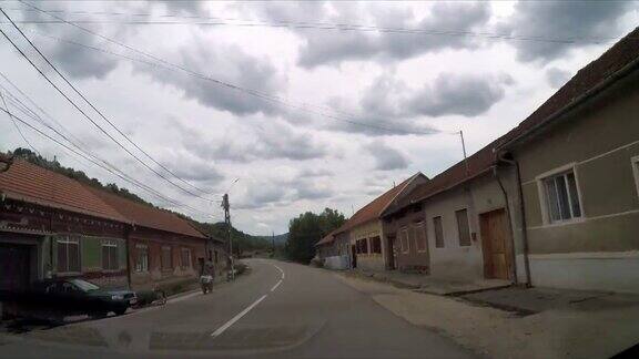 罗马尼亚特兰西瓦尼亚的风景和村庄