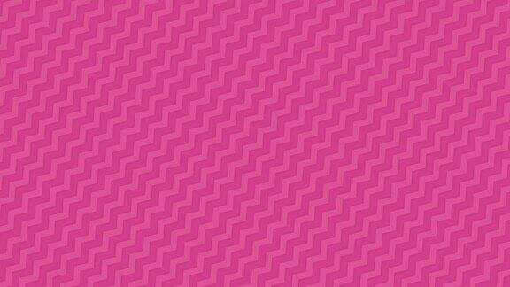 闪亮的粉红色之字形线移动对角线
