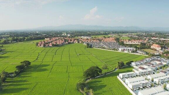 在泰国清迈出售或投资的土地或鸟瞰绿地景观