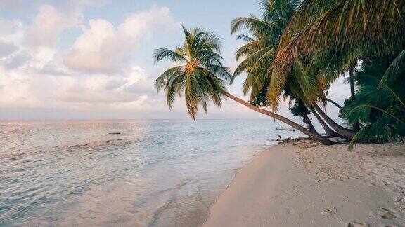 马尔代夫的天堂海滩