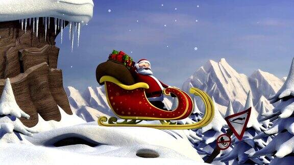 圣诞老人的雪橇跳