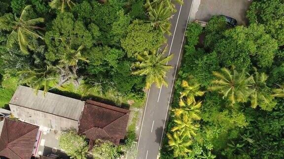 印尼巴厘岛城市鸟瞰图