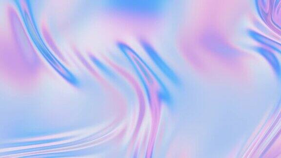 抽象动画三维波浪布纹理与涟漪和褶皱