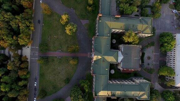 鸟瞰图的大学KPI在基辅乌克兰