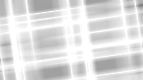 灰色和白色抽象平滑条纹视频动画