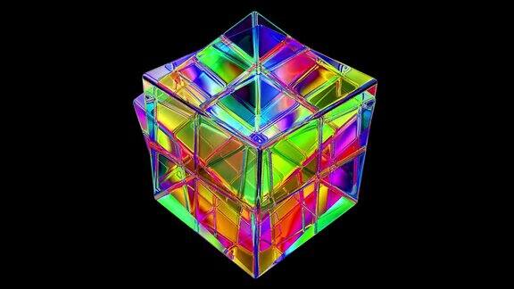 玻璃立方体环4K