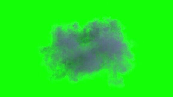 神奇的火焰爆炸神奇的冲击绿色背景神奇的蓝色火焰冲击地面Fx爆炸背景