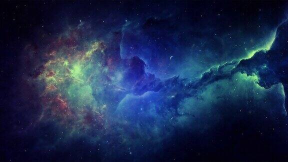 星云的观点宇宙包含彩色的云恒星和其他空间