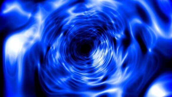 抽象蓝色隧道无缝环