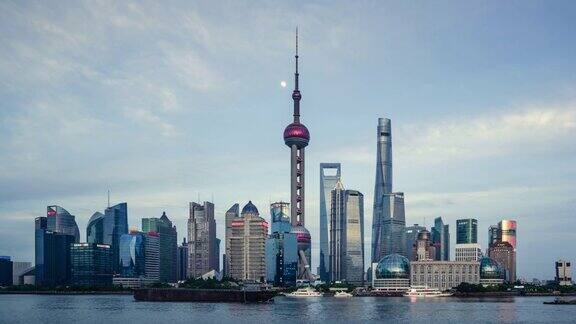 上海的现代城市景观和