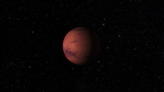 旋转行星火星-中心范围