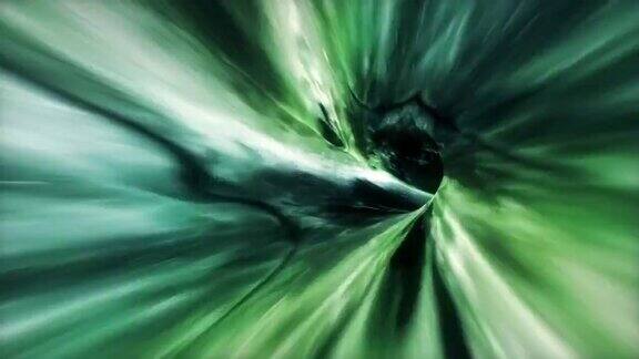 摘要:深绿色超空间穿越时空隧道的动画4K3D循环科幻穿越超空间涡旋隧道中的虫洞星际旅行抽象的传送速度