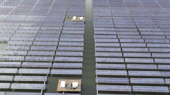 湖上太阳能光伏发电