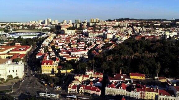 葡萄牙里斯本贝伦镇无人机视频查看
