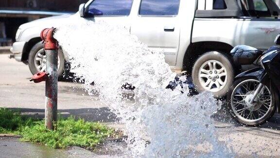 漏水的管道