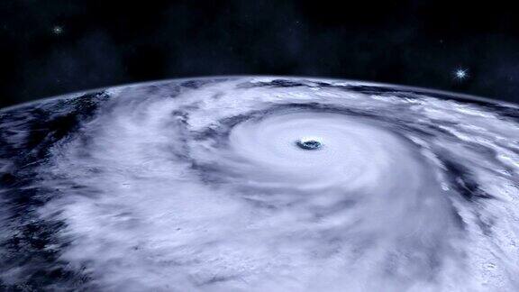 来自太空的飓风风暴龙卷风卫星图像