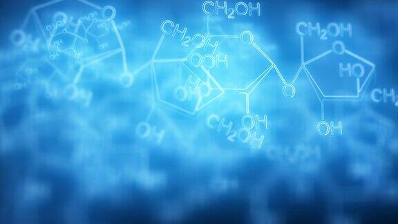 淀粉分子的背景4k视频