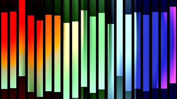 抽象软彩虹颜色移动块背景\新质量的通用运动动态动画多彩的快乐的舞蹈音乐视频素材循环