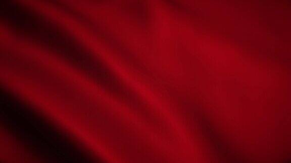 现实的红色丝绸编织无缝循环