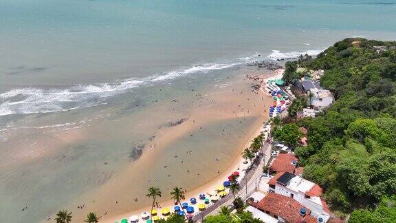 巴西东北部里约热内卢GrandedoNorte的琵琶海滩